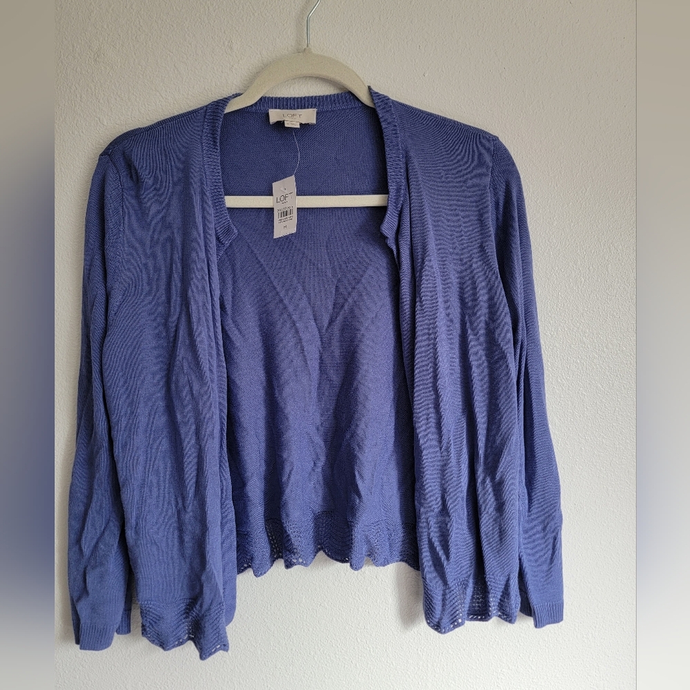 Loft Women's Blue Cardigan